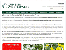 Tablet Screenshot of cumbriawildflowers.co.uk